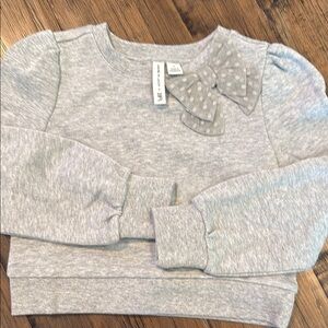 Janie and Jack Gray Sweatshirt Classic Crewneck